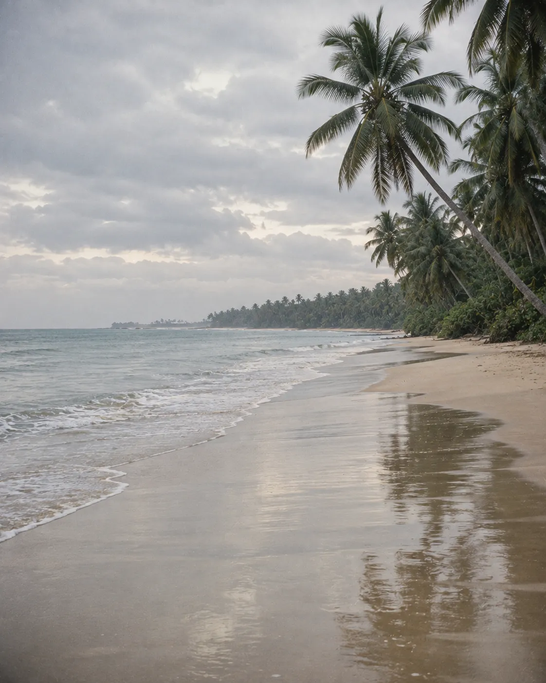 Quiet shoreline on the east coast
